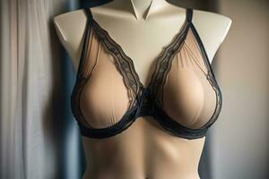 sensueel lingerie Aan een mannequin. ai generatief foto