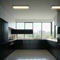 keuken reeks interieur ontwerp, generatief ai foto