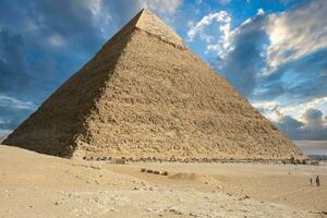 de Super goed piramide van Gizeh, Egypte foto