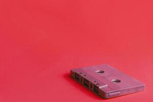 compact cassette rood foto