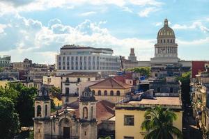 skyline van havana, de hoofdstad van cuba foto