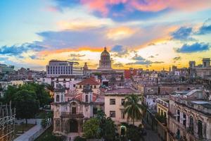 skyline van havana, de hoofdstad van cuba