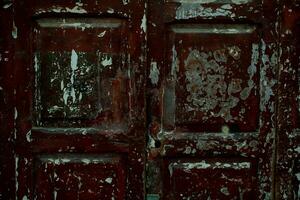 achtergrond structuur van een oud houten deur foto
