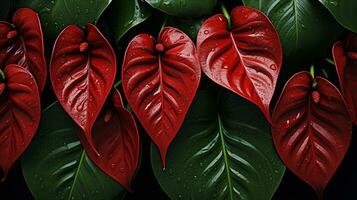 anthurium jenmanii blad fabriek blad achtergrond foto