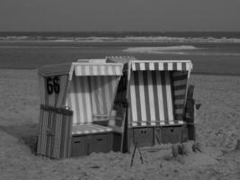 de eiland van langeoog in Duitsland foto