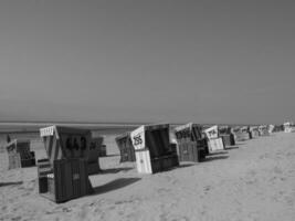 de eiland van langeoog in Duitsland foto