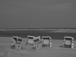 de eiland van langeoog in Duitsland foto