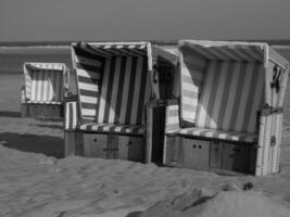 Duitse eiland in de noorden zee foto