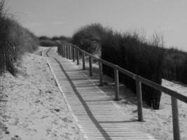 Duitse eiland in de noorden zee foto