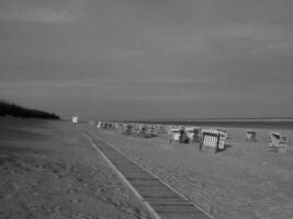 Duitse eiland in de noorden zee foto