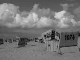 eiland in de Duitse noorden zee foto