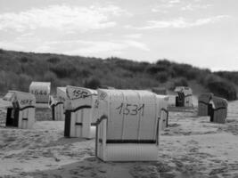 Duitse eiland in de noorden zee foto