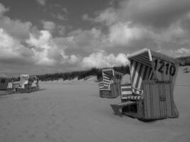 Bij de Duitse noorden zee foto