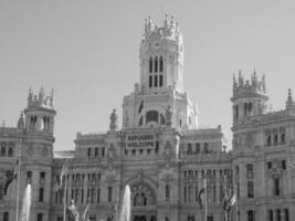 madrid stad in spanje foto