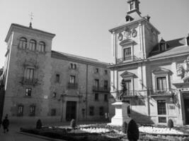 madrid stad in spanje foto