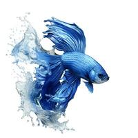 betta in water plons. ai generatief foto