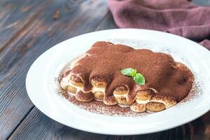 portie tiramisu foto