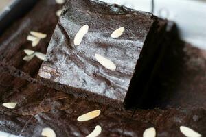 brownie chocola taart foto