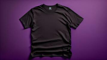 t-shirts mockup met tekst ruimte Aan colrful achtergrond hd ai foto