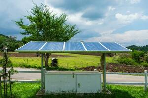 zonne- panelen macht energie alternatief foto