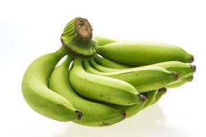 groene banaan op wit foto