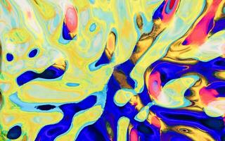 abstract helling vloeistof, 3d weergave. foto