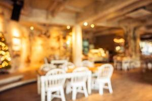 abstracte onscherpte en onscherpe coffeeshop café en restaurant foto