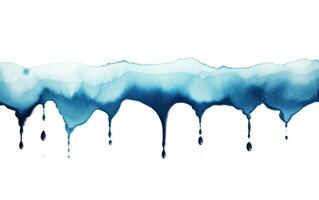 blauw waterverf geschilderd achtergrond foto