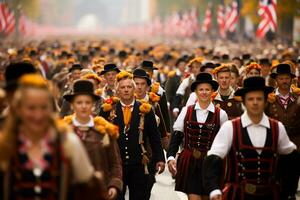 Oktoberfest evenement in München Duitsland foto