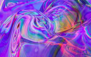 abstract gradatie van glas, 3d weergave. foto