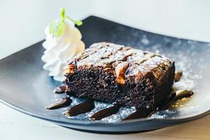 chocolade brownies cake foto