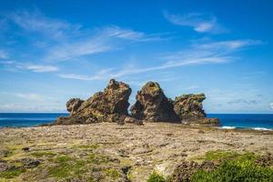 leeuwenpaarrots op lanyu-eiland, taitung, taiwan foto