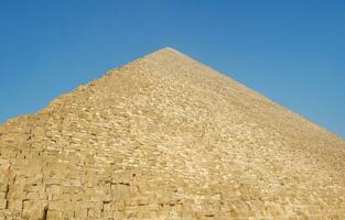 grote piramide van gizeh, egypte foto