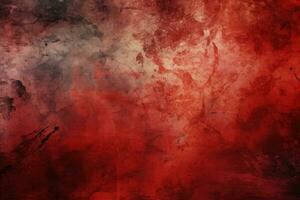 rood grunge achtergrond met ruimte voor tekst of afbeelding. abstract textuur, abstract grunge decoratief rood achtergrond, ai gegenereerd foto