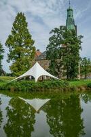 de oud kasteel van rasefeld in Duitsland foto