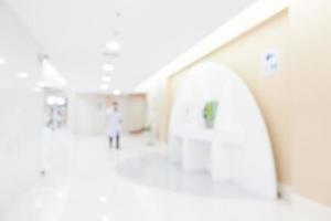 abstract onscherpte ziekenhuis en kliniek