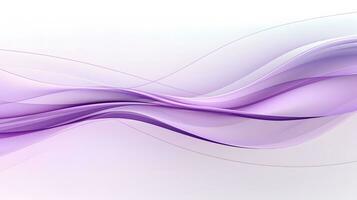 abstract Purper golvend Aan wit achtergrond foto