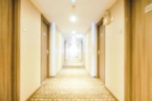 abstracte onscherpte en onscherpe hotel- en lobbylounge foto