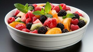 vers en zoet fruit salade foto