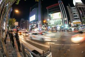 bezig knooppunt in seoel, zuiden Korea foto