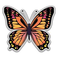 vlinder sticker vector ai genereren foto