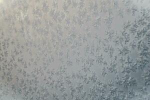 origineel winter interessant abstract achtergrond geschilderd met sneeuw en vorst foto