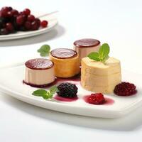 foie gras Product fotografie wit achtergrond foto