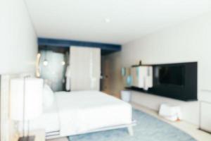 abstracte onscherpte en onscherpe mooie luxe slaapkamer interieur foto