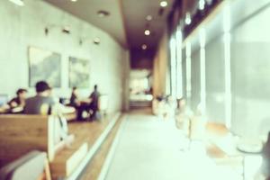 abstract vervagen coffeeshop interieur foto