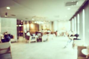 abstract vervagen coffeeshop interieur foto