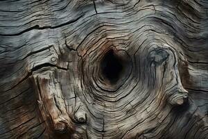 ingewikkeld structuur van een verweerd boom schors foto