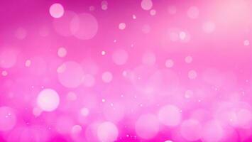 wazig roze bokeh achtergrond met sparkles ai gegenereerd foto