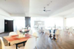 abstract vervagen en onscherp restaurant met bar en coffeeshopcafé coffee foto