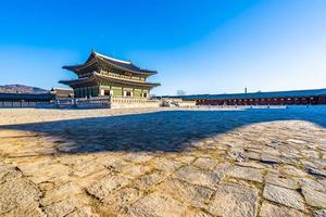 gyeongbokgung-paleis in zuid-korea foto